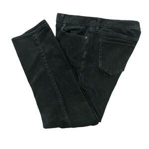 Banana Republic Men’s Black Corduroy Pants Size 36x34 Slim Fit Straight Leg